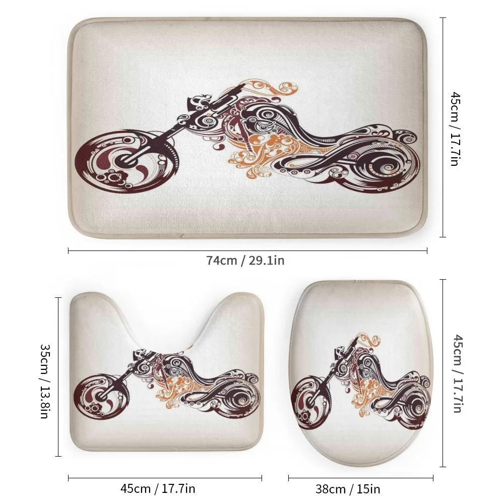 Curvy Floral Bike — Detail 1