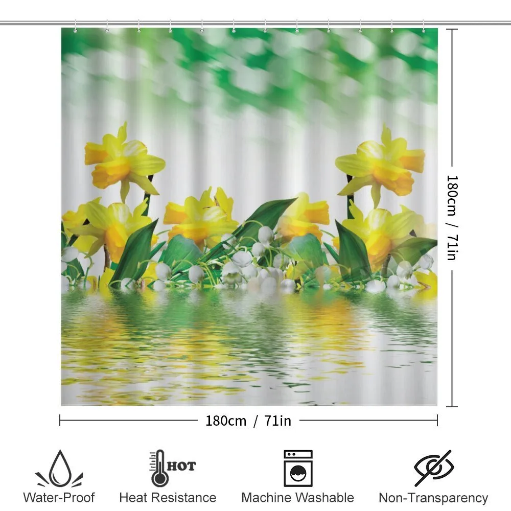 Daffodil Garden Art on Water — Detail 2