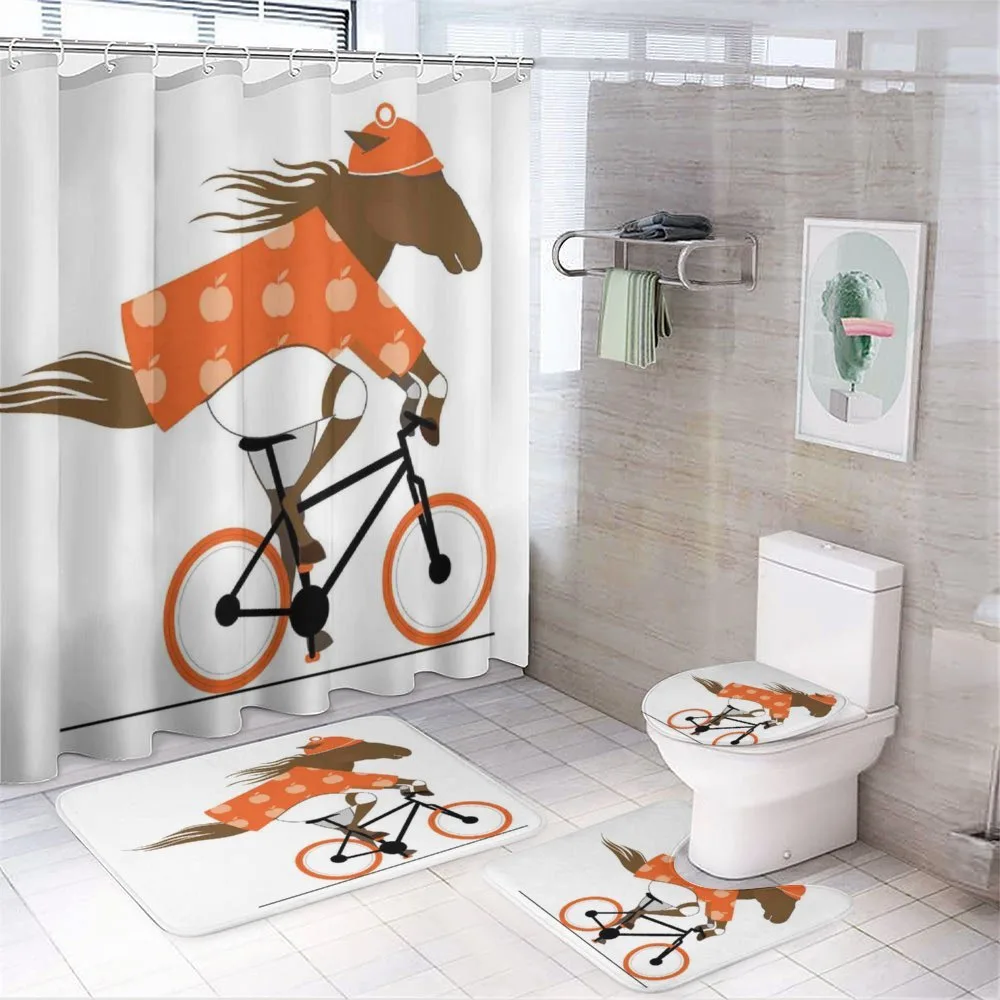 Hipster Horse Riding Bike — Your design