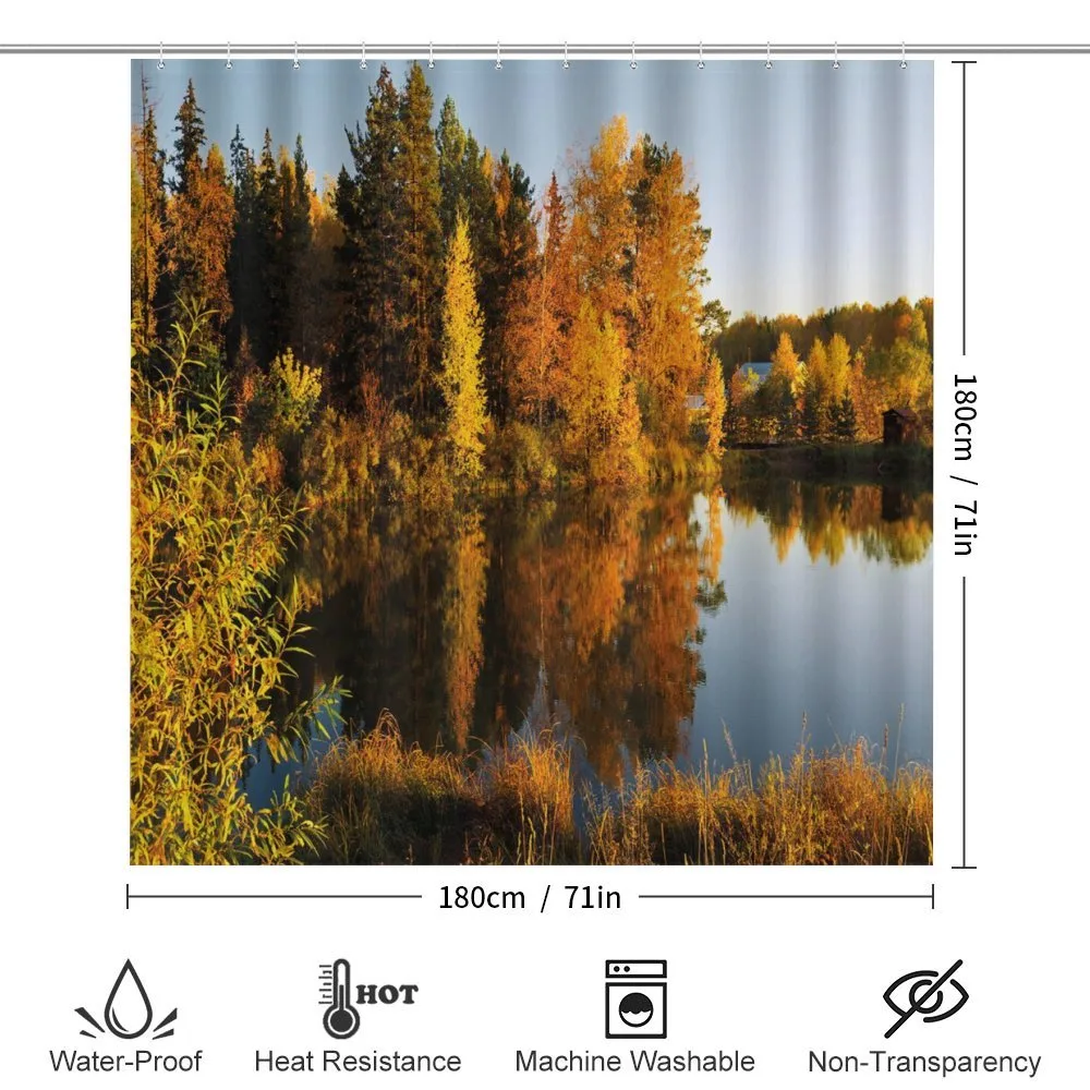 Lake Woodland at Sunset — Detail 2
