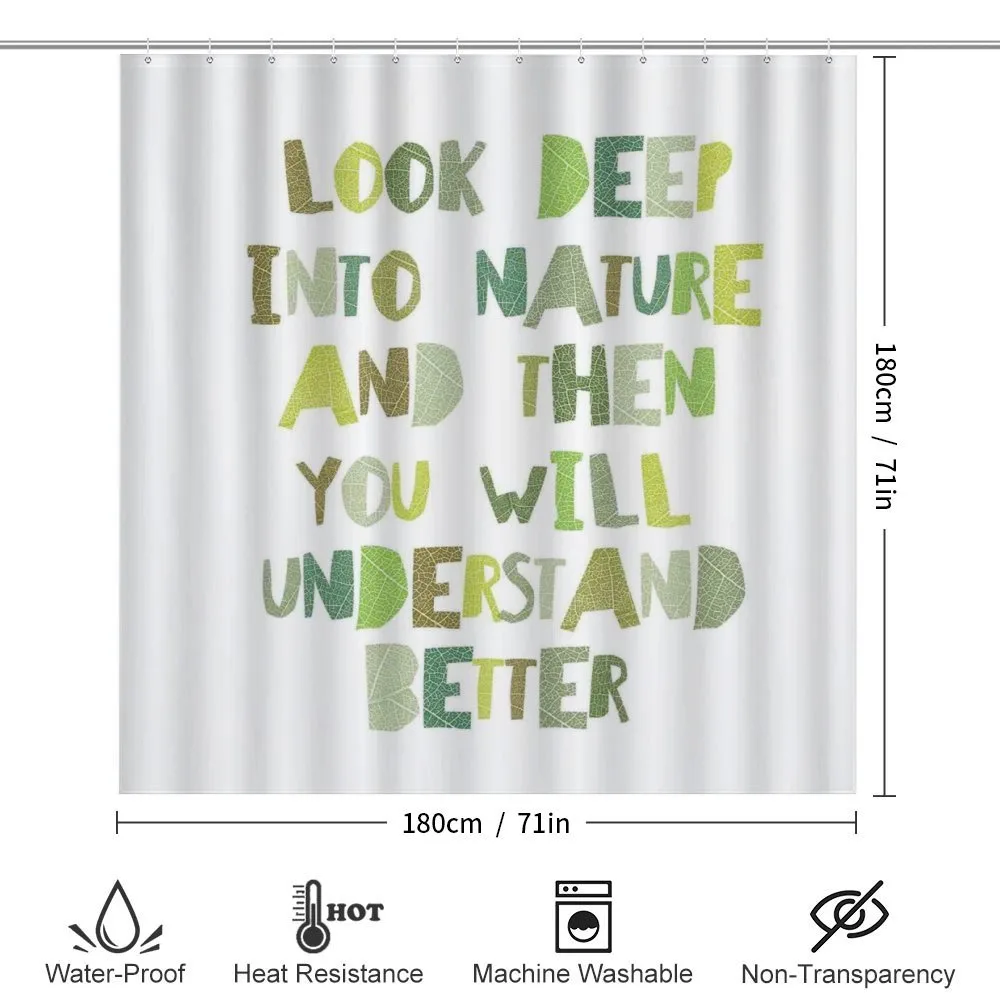 Nature Leaf Themed Words — Detail 2