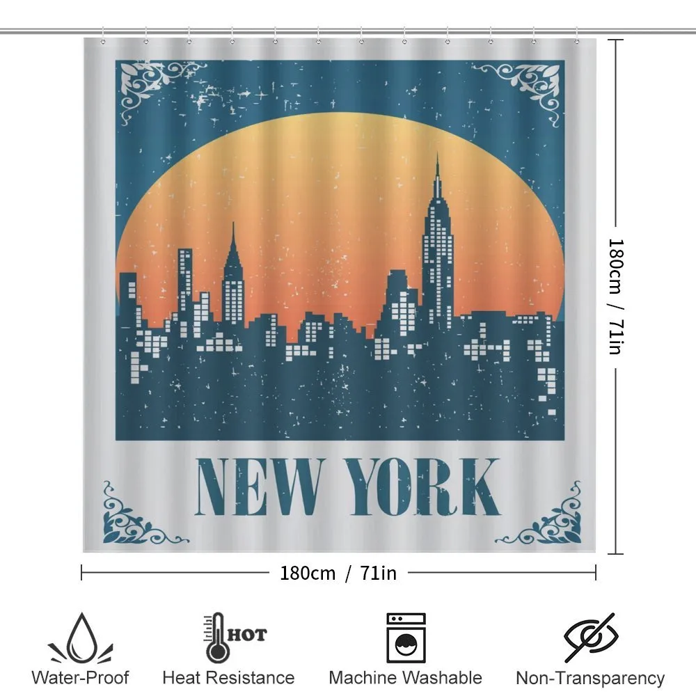 New York City at Sunset — Detail 2