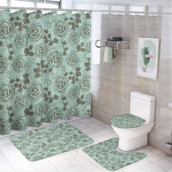 Romantic Inspirations on a shower curtain