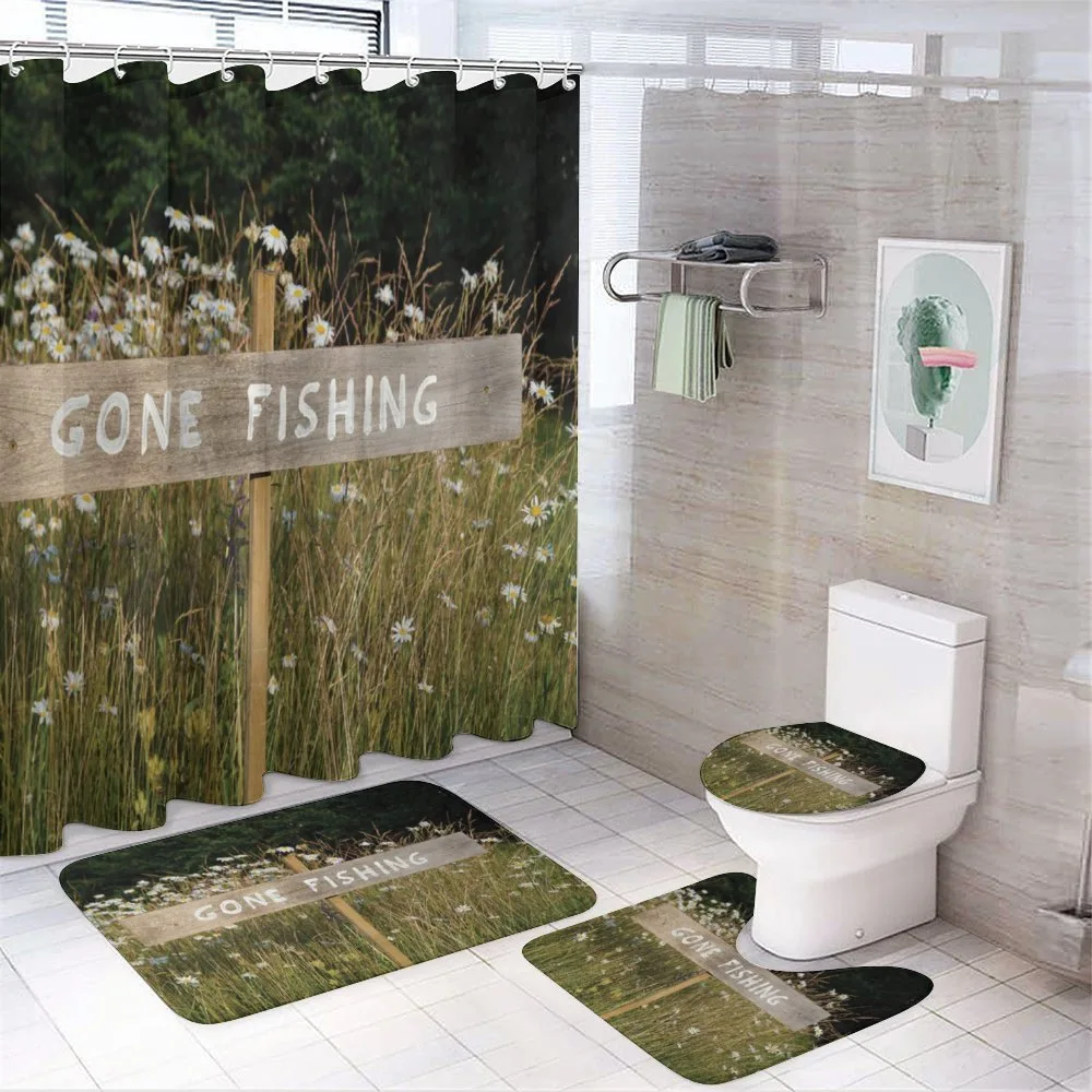 Sign Pole Among Field — Your design