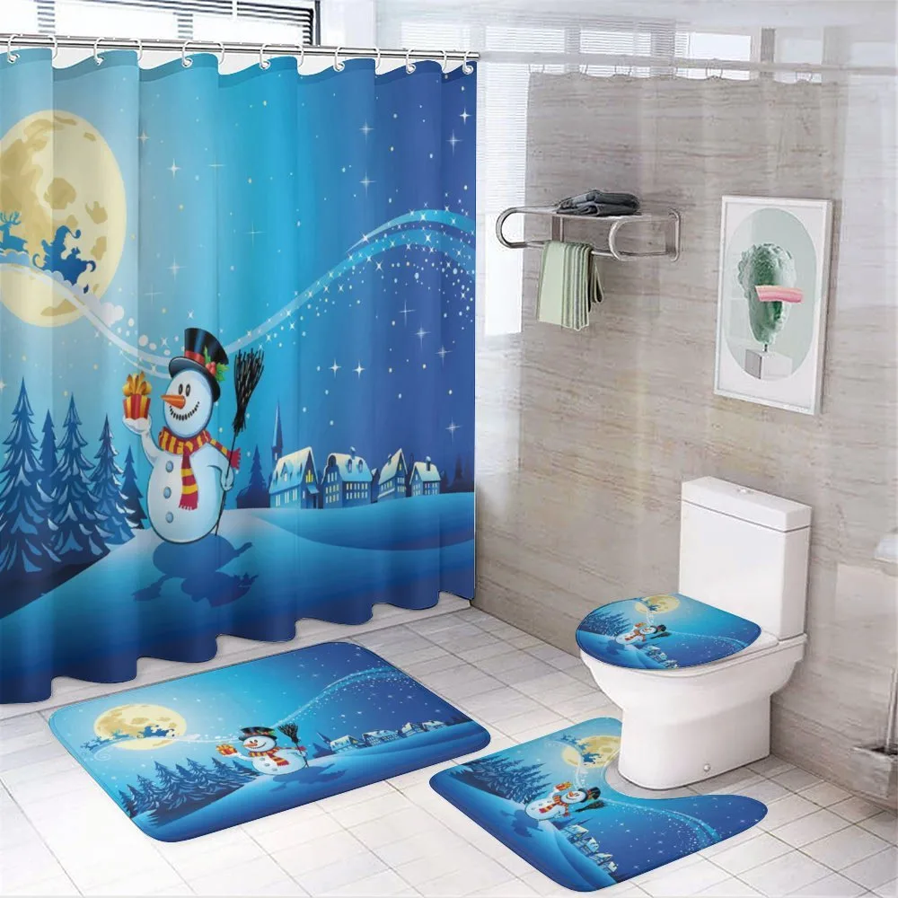 Snowy Land Pines Moon — Your design