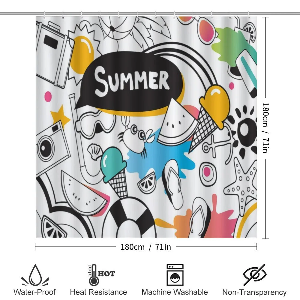 Summer Items Pictogram — Detail 2