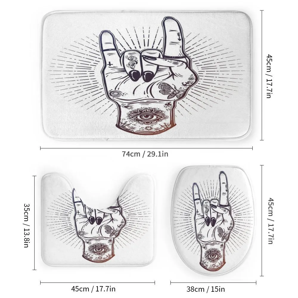 Tattooed Hand Raised — Detail 1