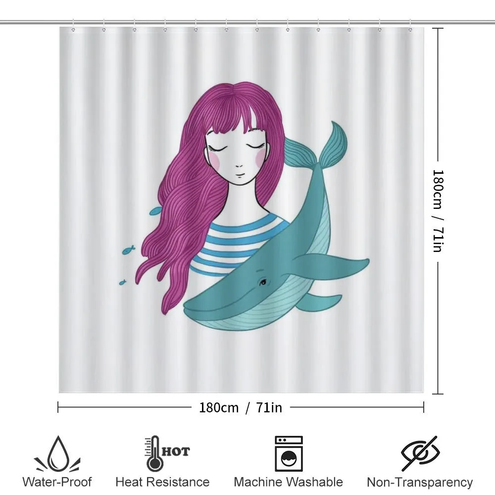 Teen Girl with a Whale — Detail 2