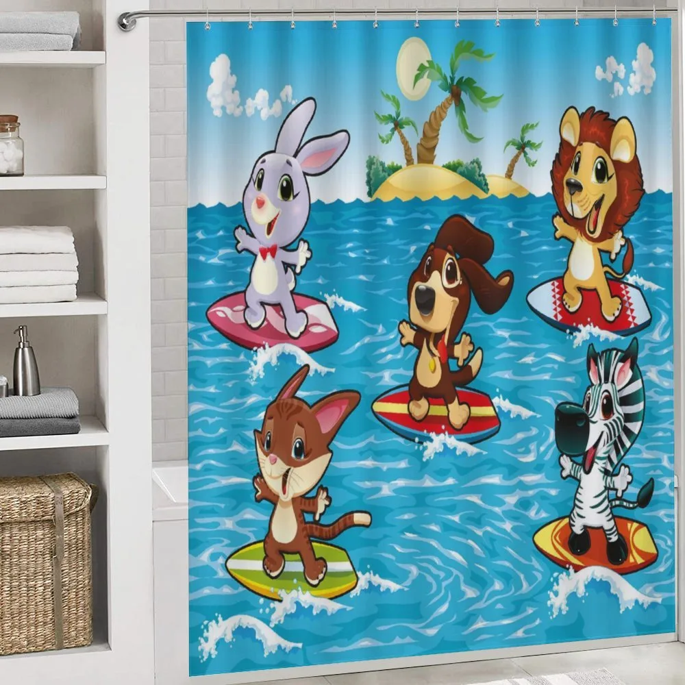 Animals Surfing in Sea — Detail 4