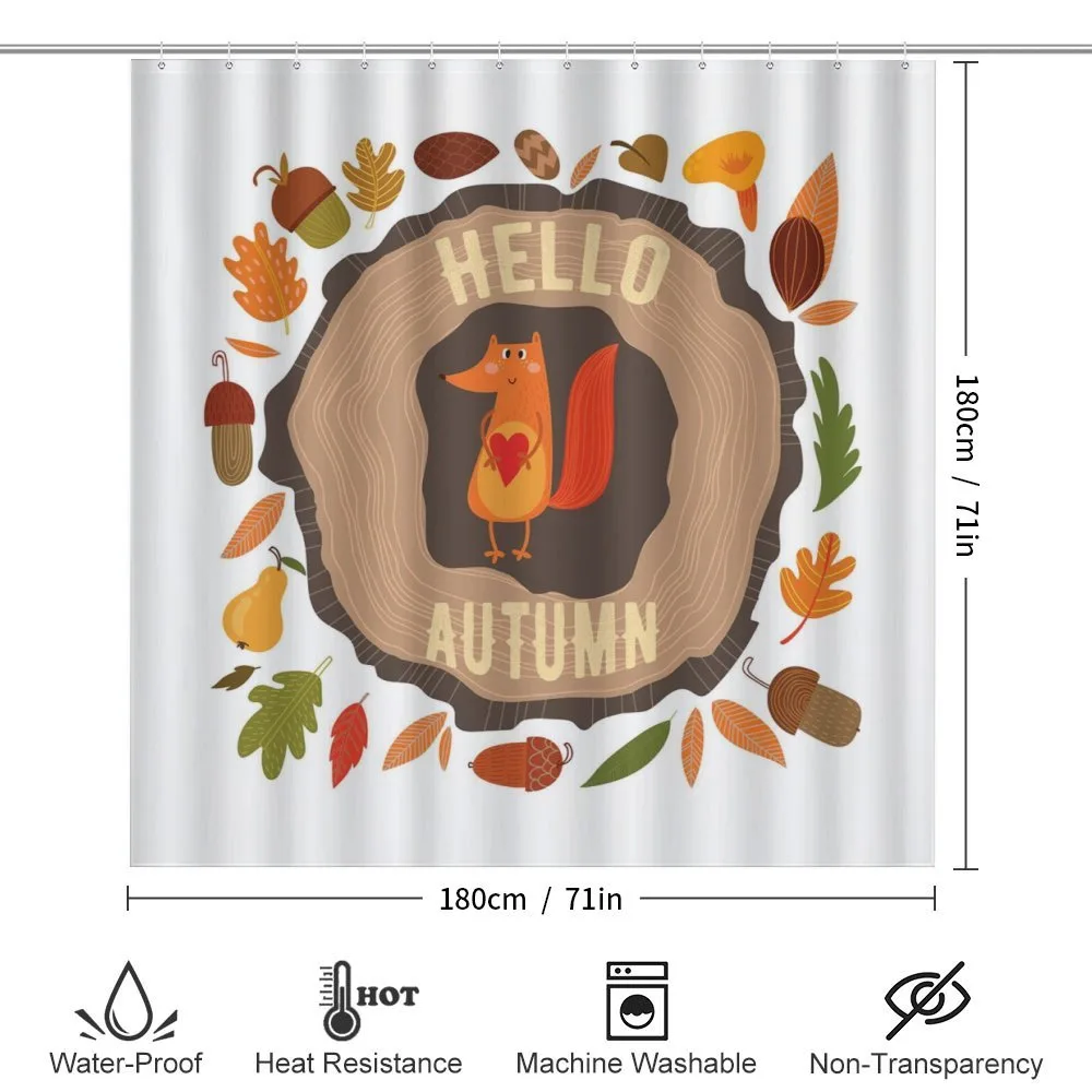 Autumn Theme Vintage Fox — Detail 2