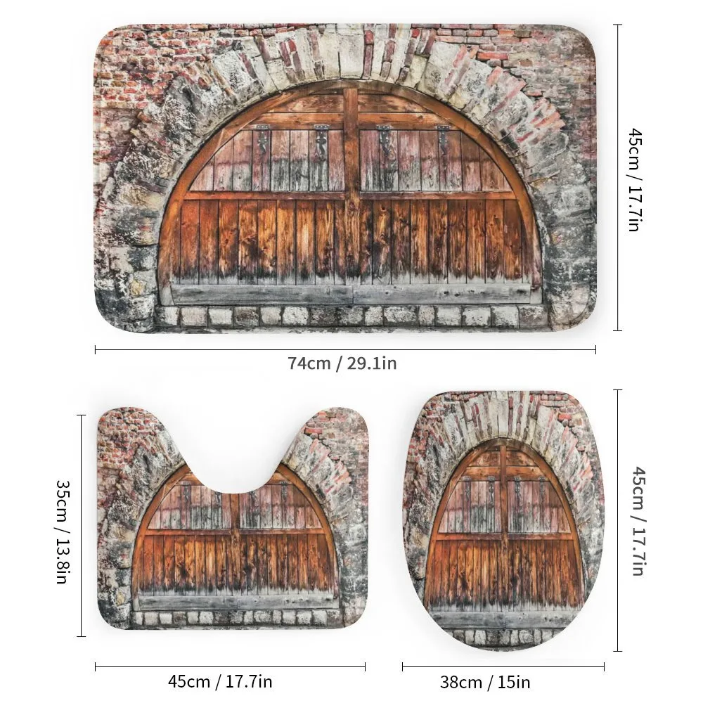 Brick Stone Oval Gate — Detail 1