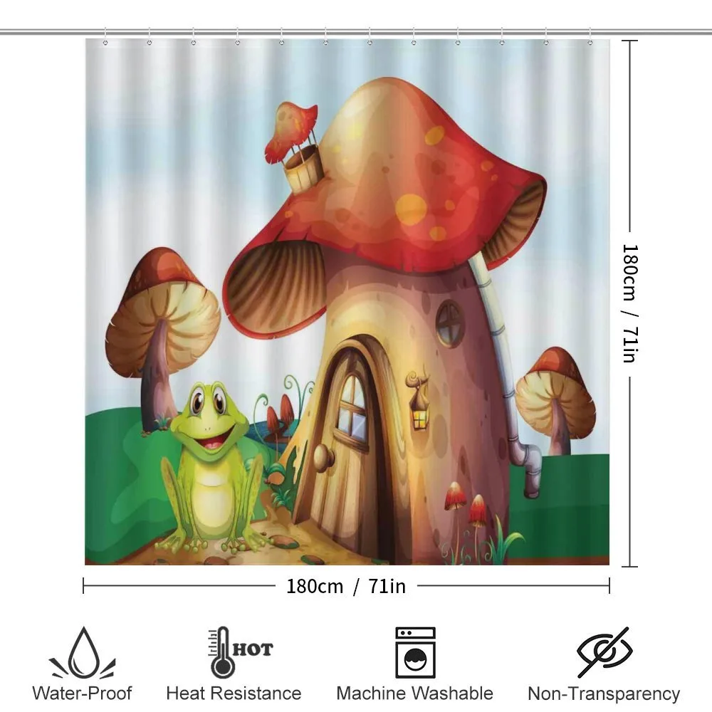 Cartoon Mushroom Houses — Detail 2