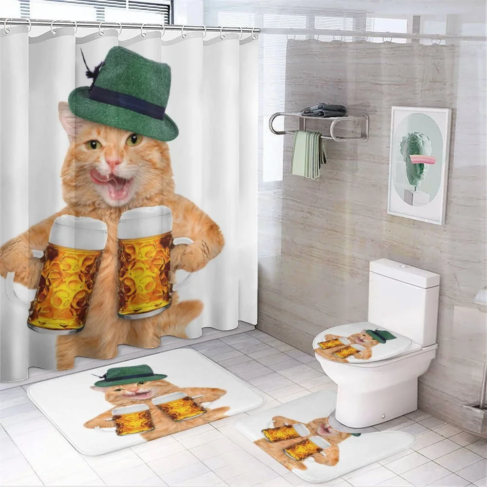 Cool Cat Hat Beer Mug Funny — Your design
