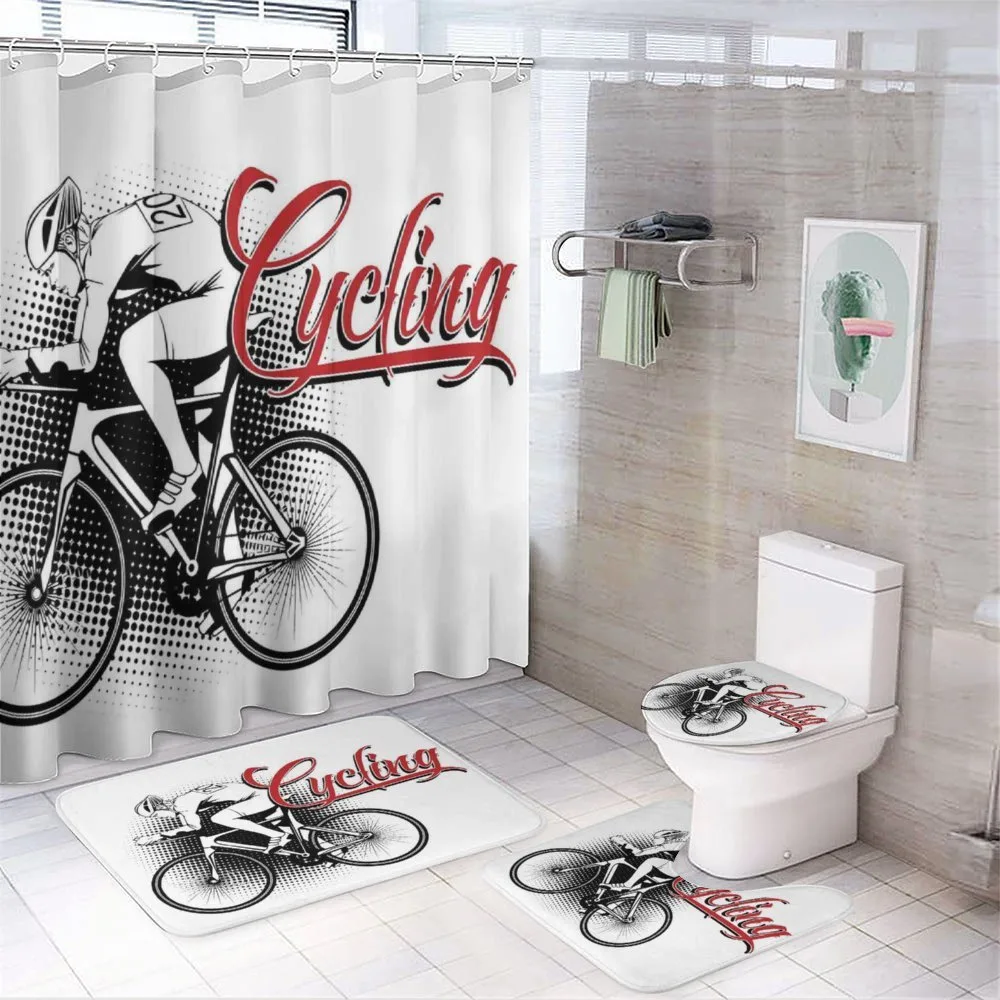 Cycling Man Sport Bike — Your design