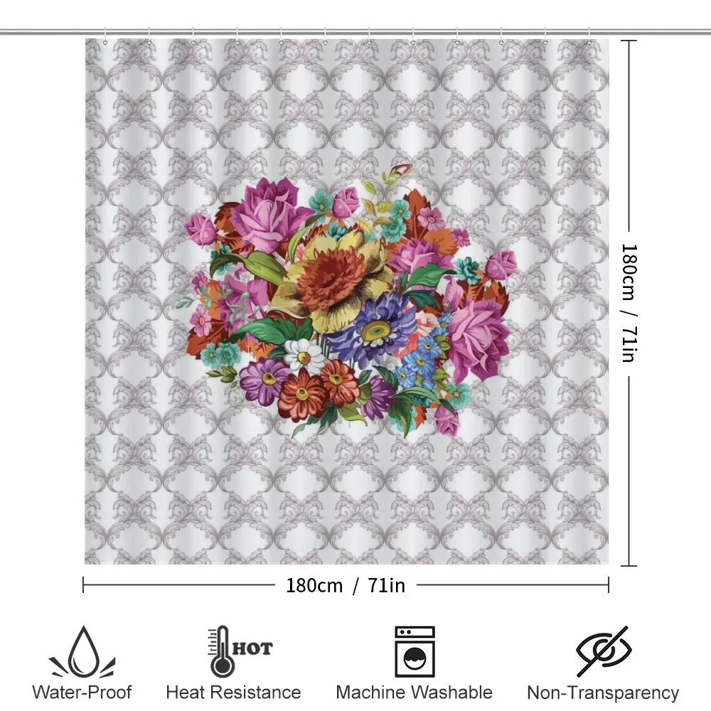 Damask Pattern Bouquet — Detail 2