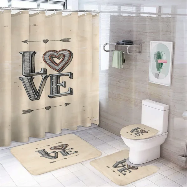 Grunge Vintage Boho Arrows on a shower curtain