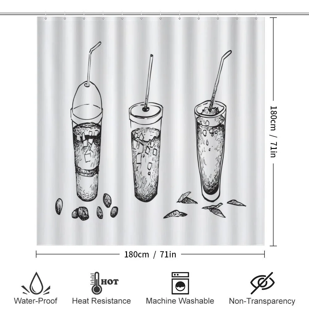 Iced Coffee Ice Tea Drink — Detail 2