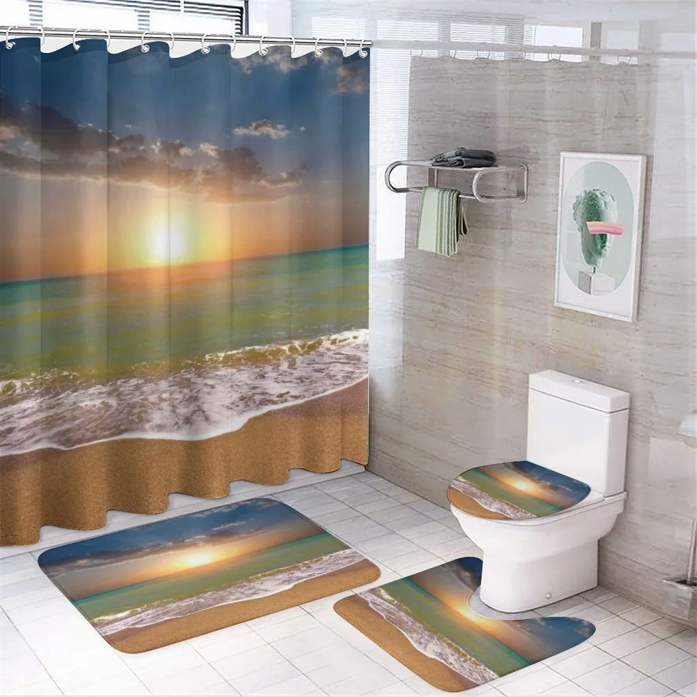 Idyllic Beach Scenery — Your design