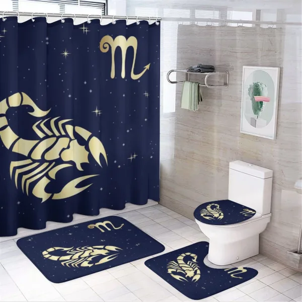 Night Sky Stars on a shower curtain