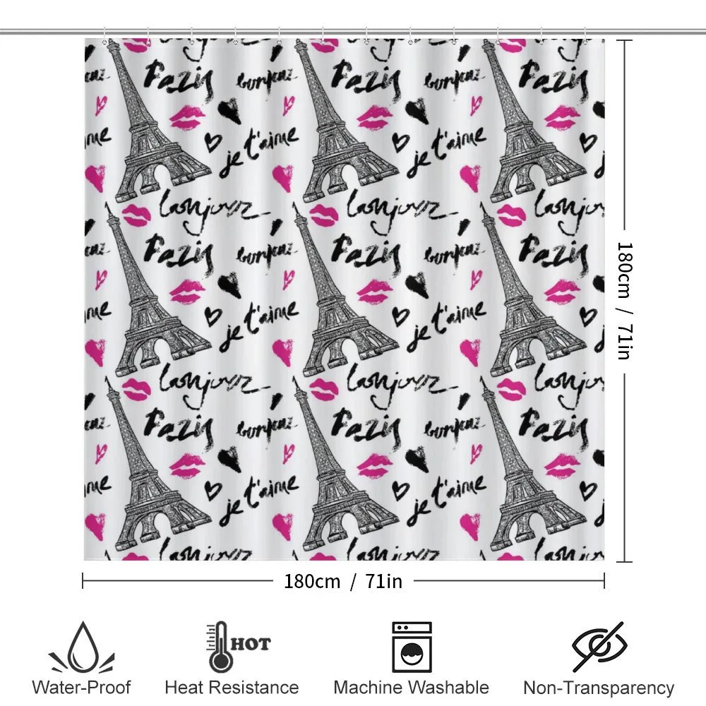 Pink Kiss Eiffel Love — Detail 2