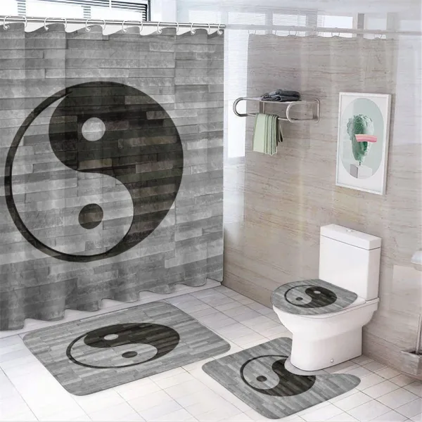 Rustic Modern Style on a shower curtain