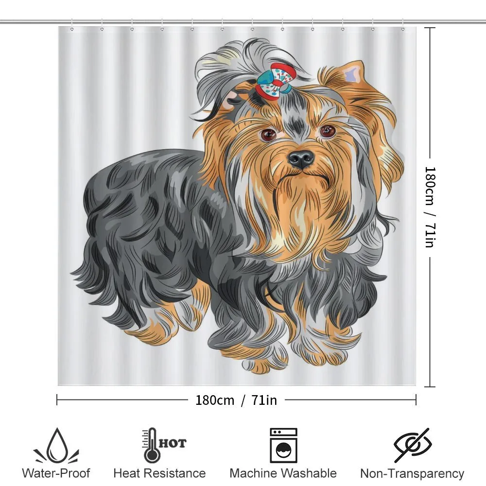 Terrier with Bow — Detail 2