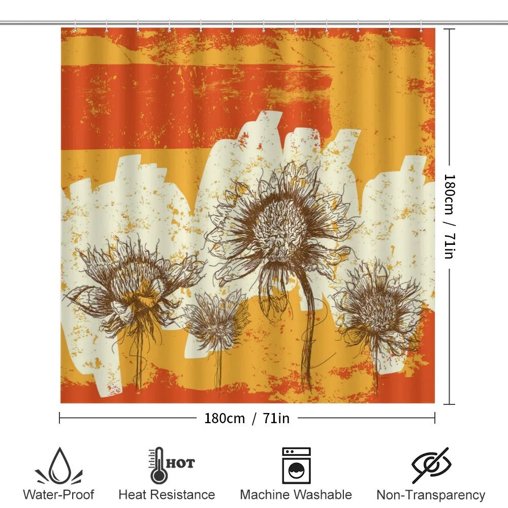 Abstract Drawing Flowers — Detail 2