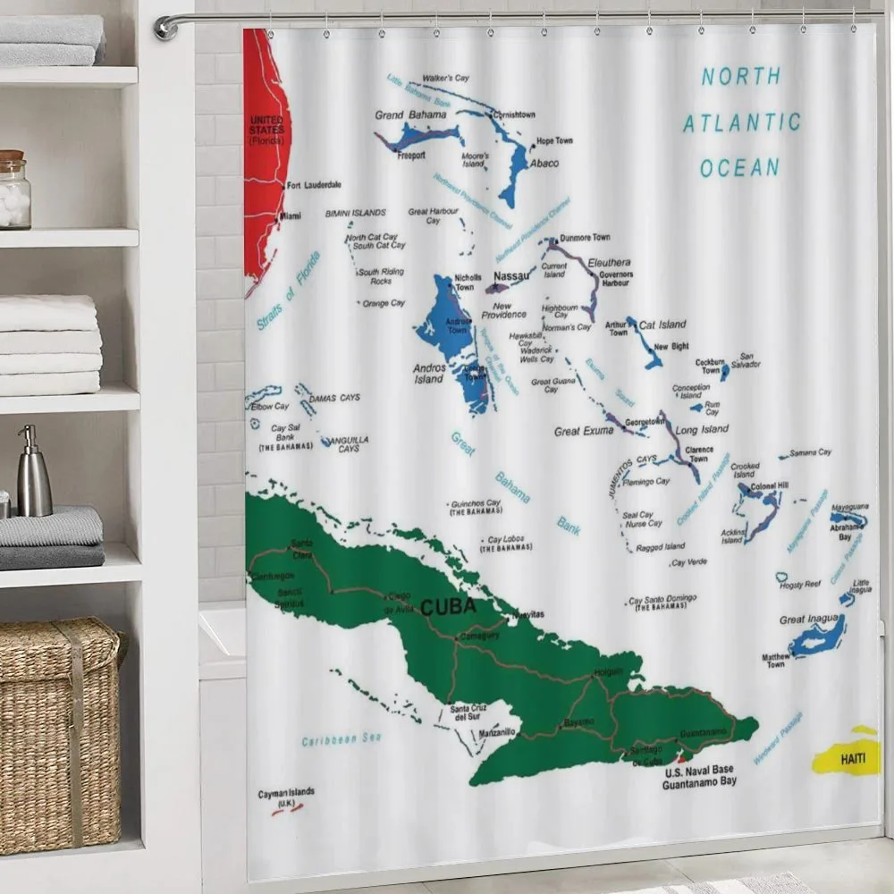 Bahamas Map Beach Ocean — Detail 4