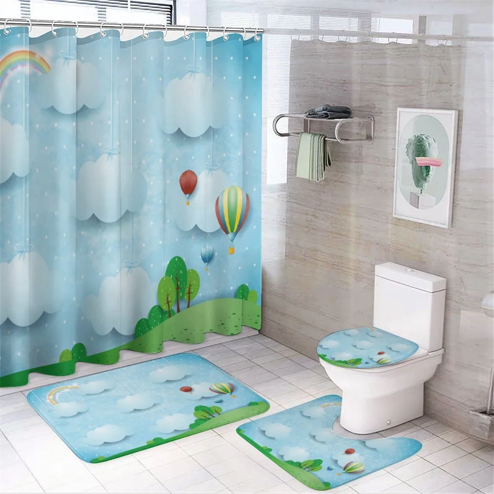 Balloons Clouds Stars Hill — Your design