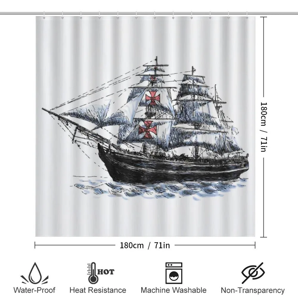 Columbus Ship Sailing — Detail 2