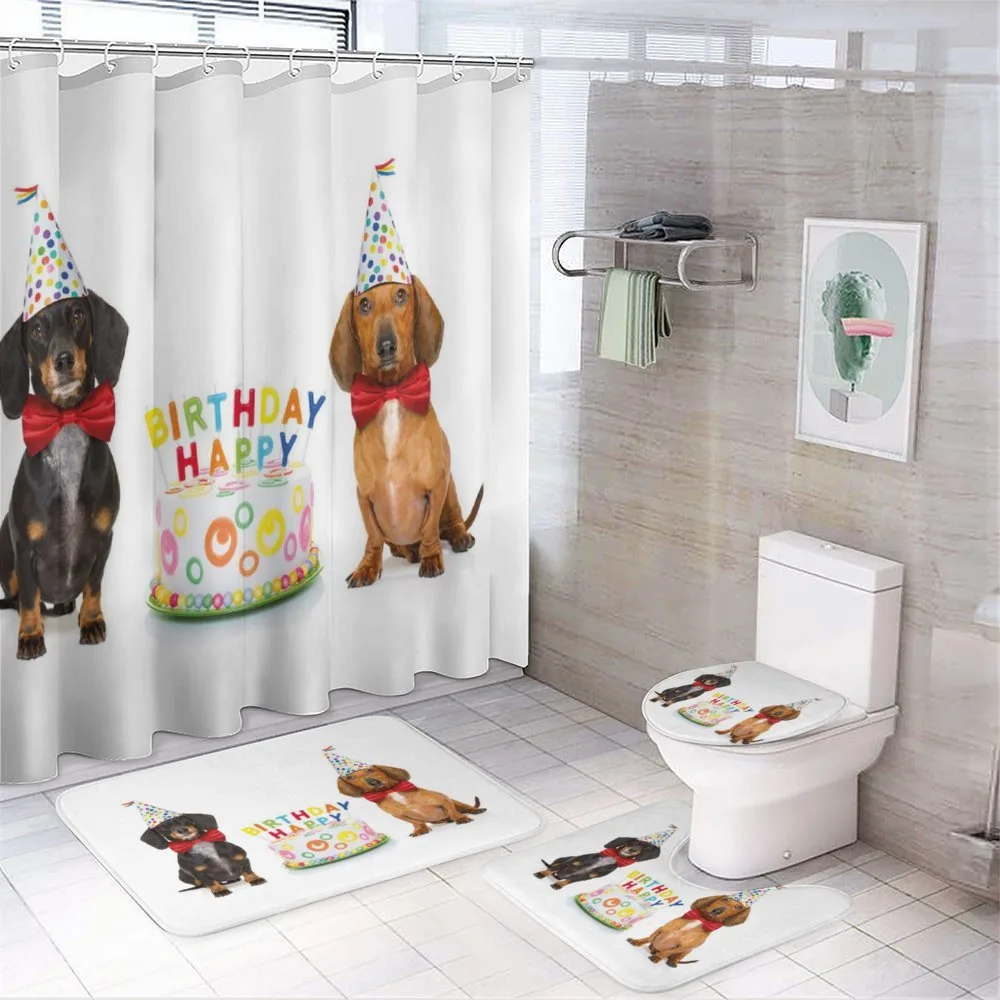 Dogs Happy Birthday Cake — Your design