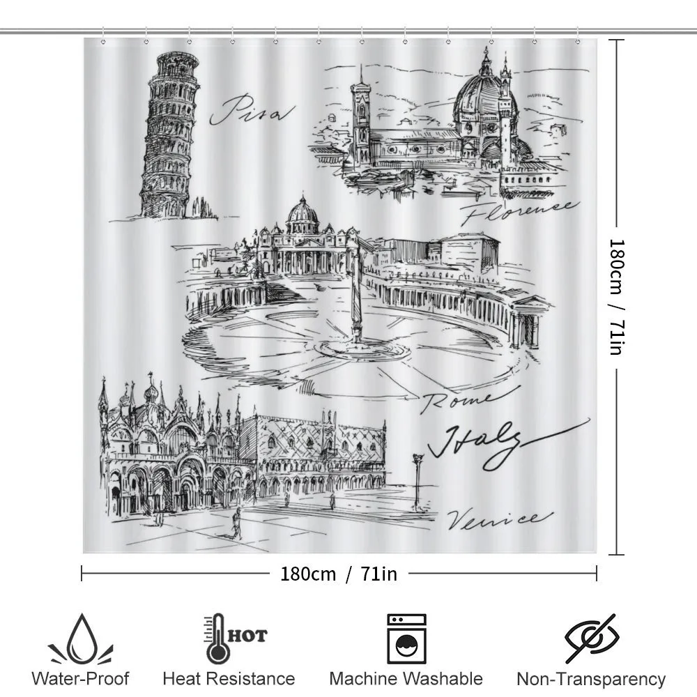 Italian Landmarks Travel — Detail 2