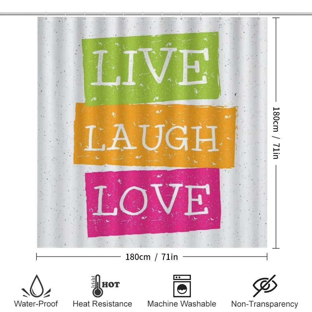 Live Laugh Love Vibrant — Detail 2