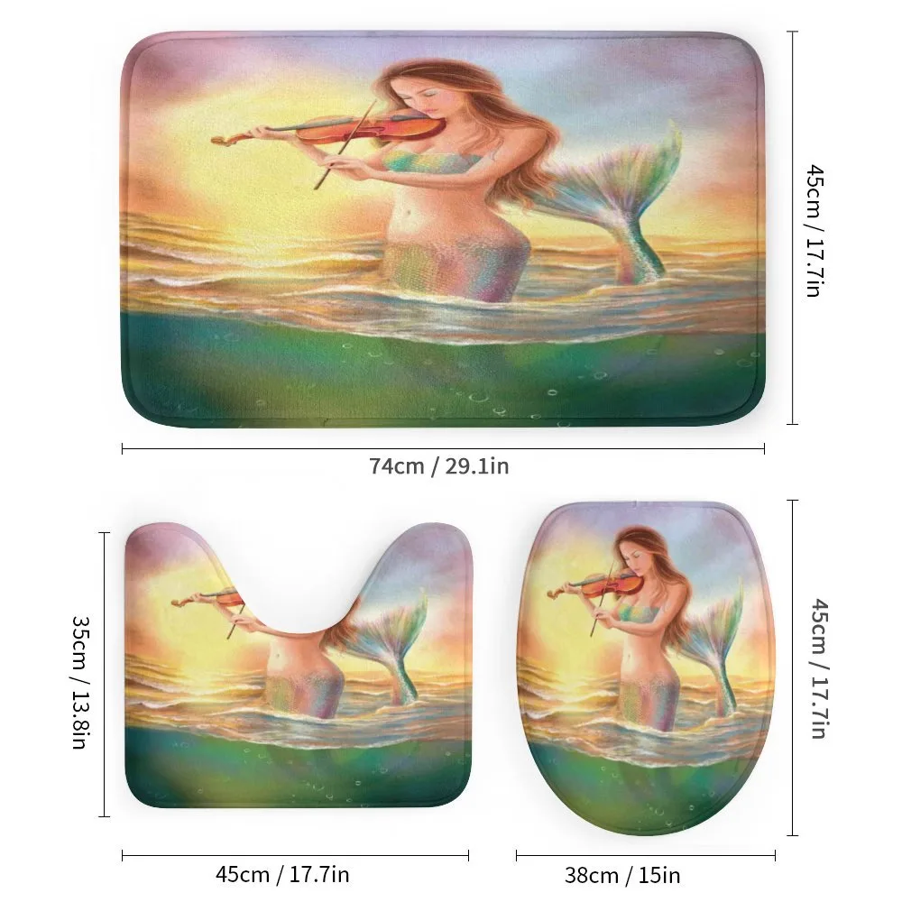 Mermaid Playing Violin — Detail 1
