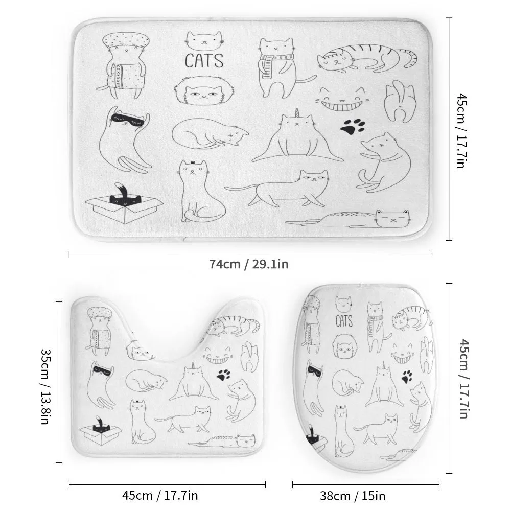 Pattern Cat Fiddles Kitten — Detail 1