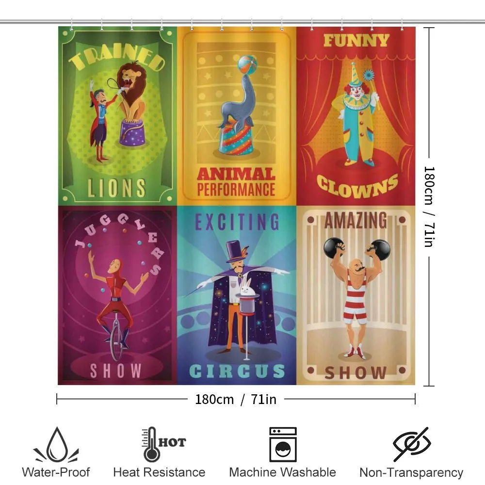 Retro Circus Animals — Detail 2