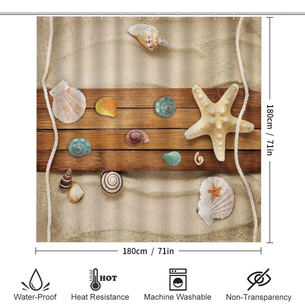 Rustic Board Seashells — Detail 2