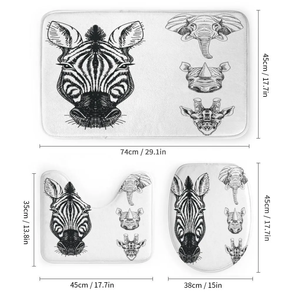 Safari Wildlife Sketch — Detail 1