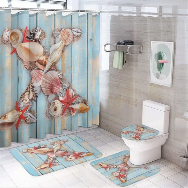 Summertime Fun Marine on a shower curtain