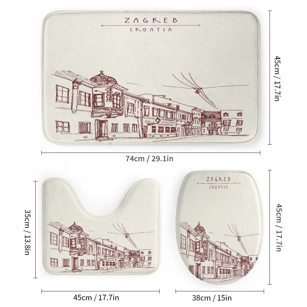 Vintage Hand Drawn Zagreb — Detail 1
