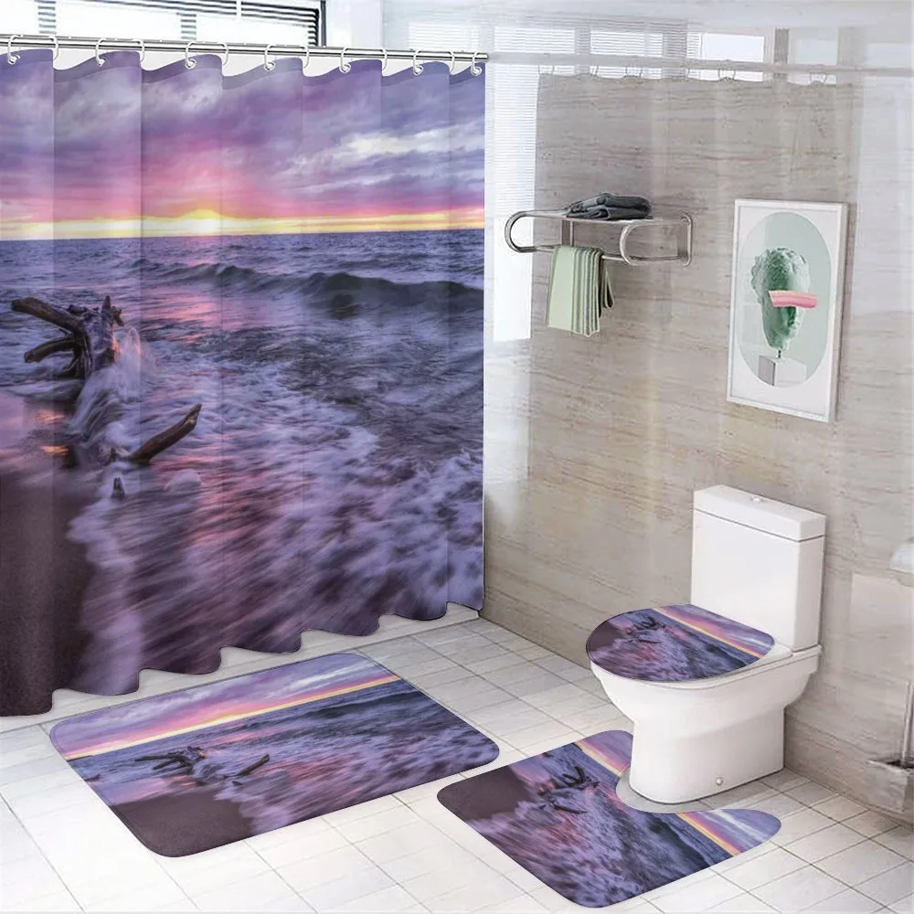Wavy Sea Couldy Sunset — Your design