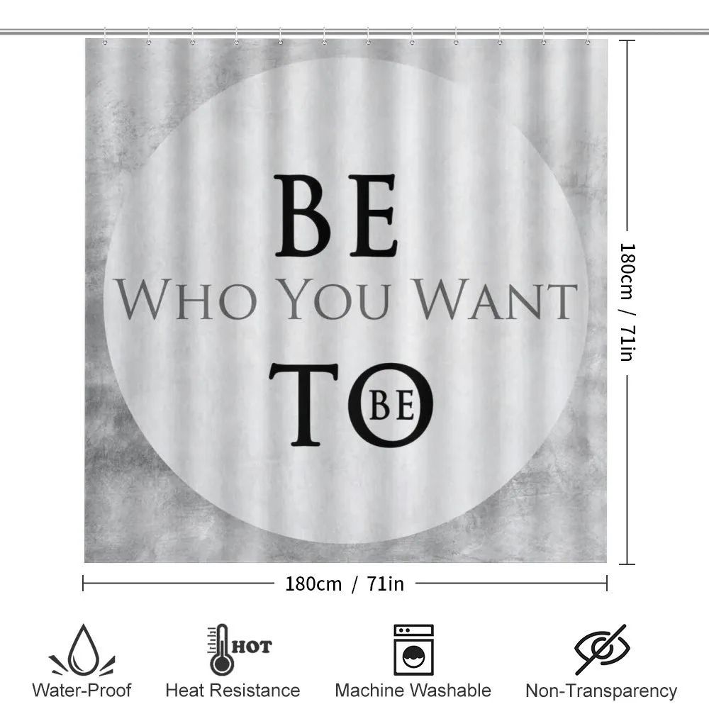 Be Who You Want to Be Phrase — Detail 2