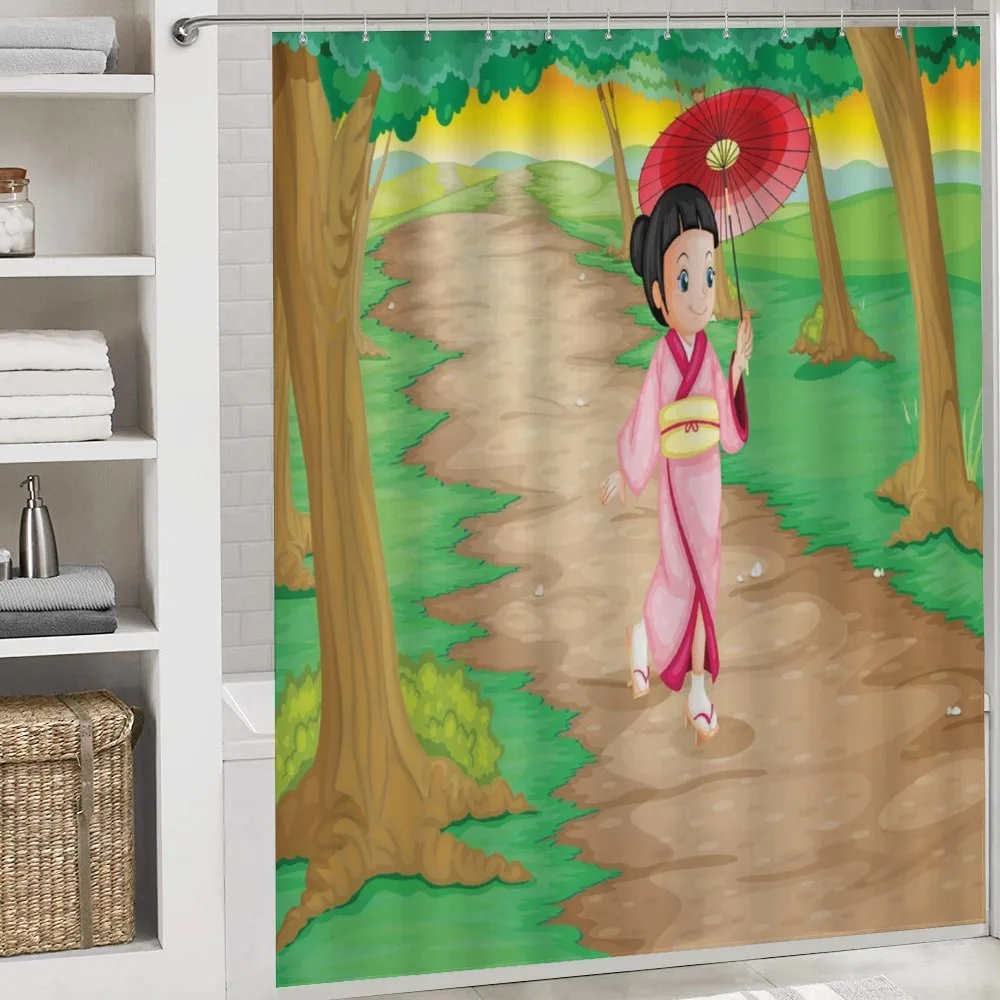 Cartoon Style Geisha — Detail 4