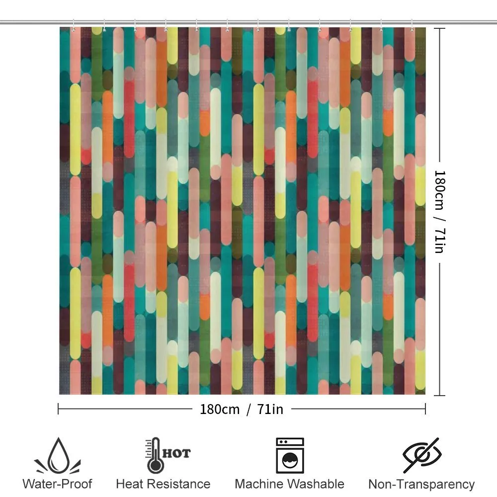 Colorful Grunge Stripes — Detail 2