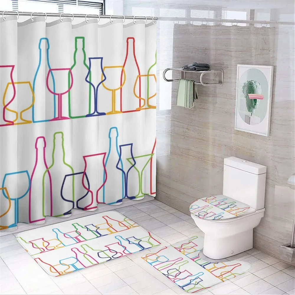 Colorful Outline Bottles — Your design