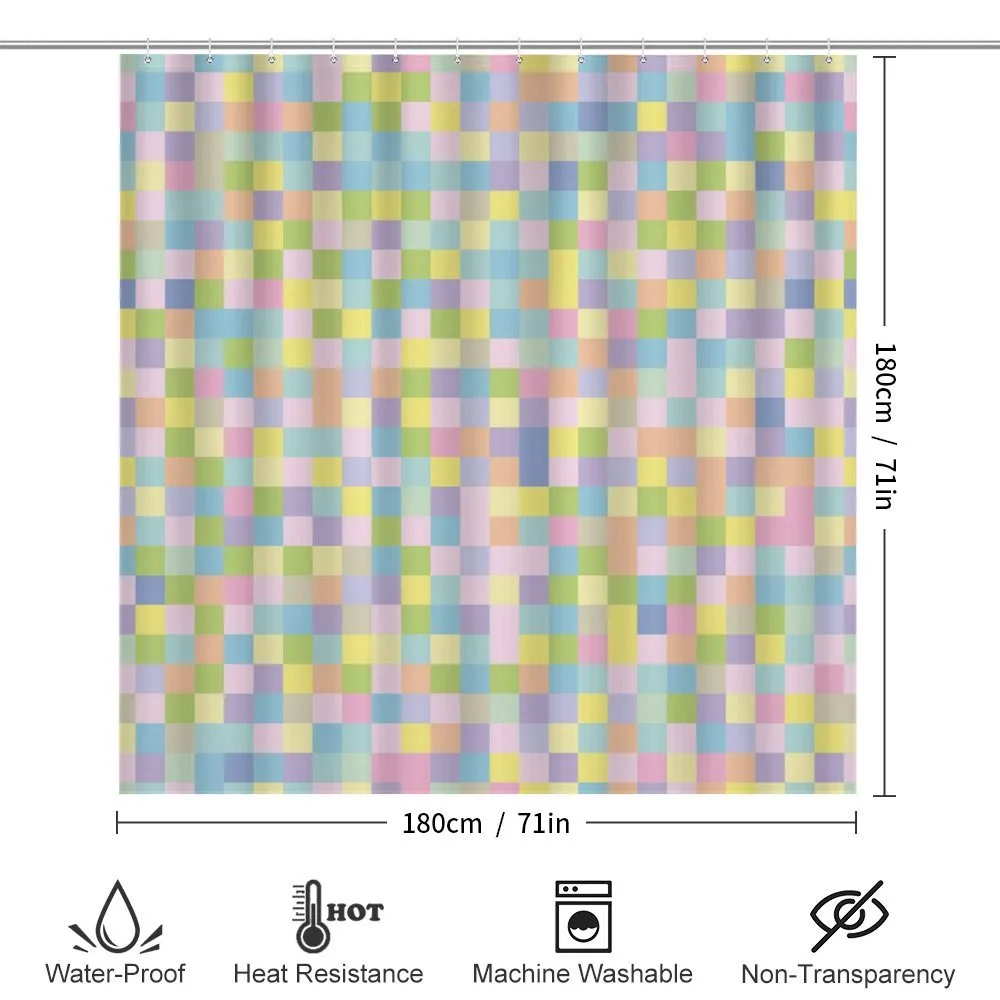 Colorful Squares Mosaic — Detail 2