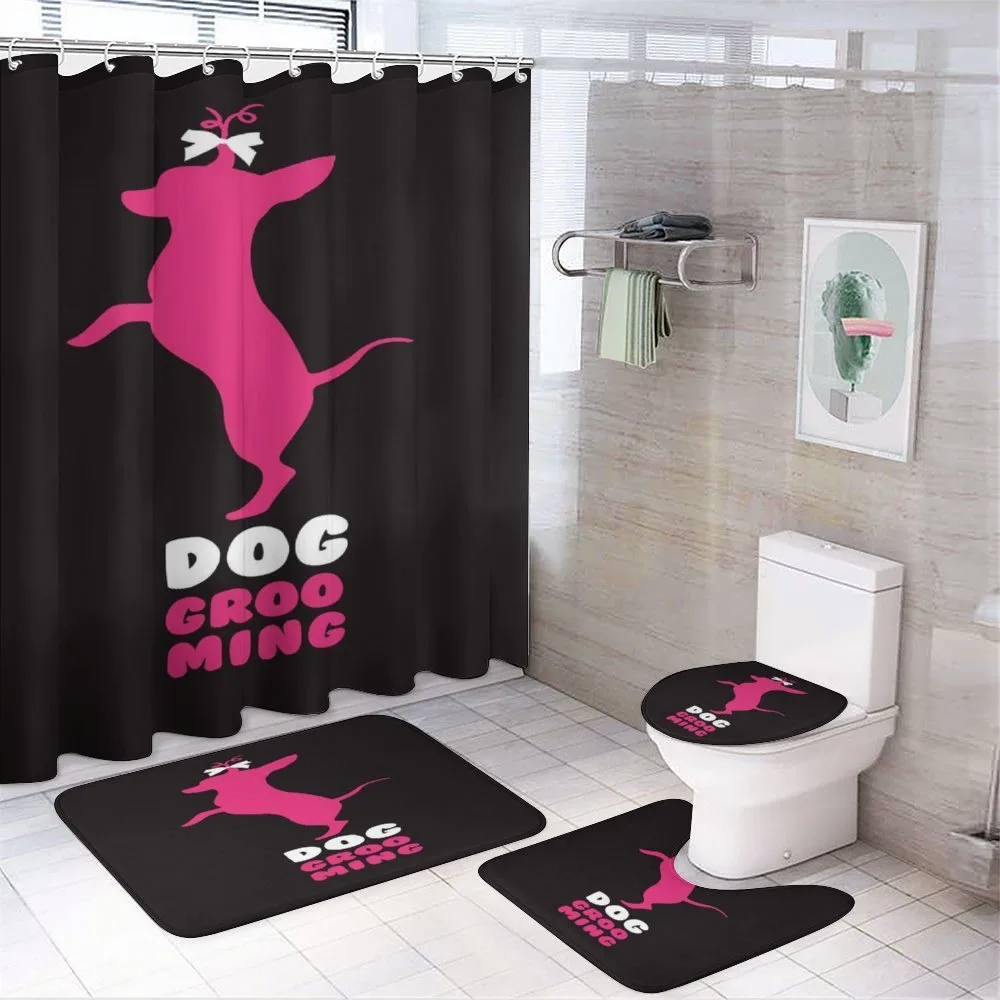 Dog Stands Funny Hair Bow — Your design