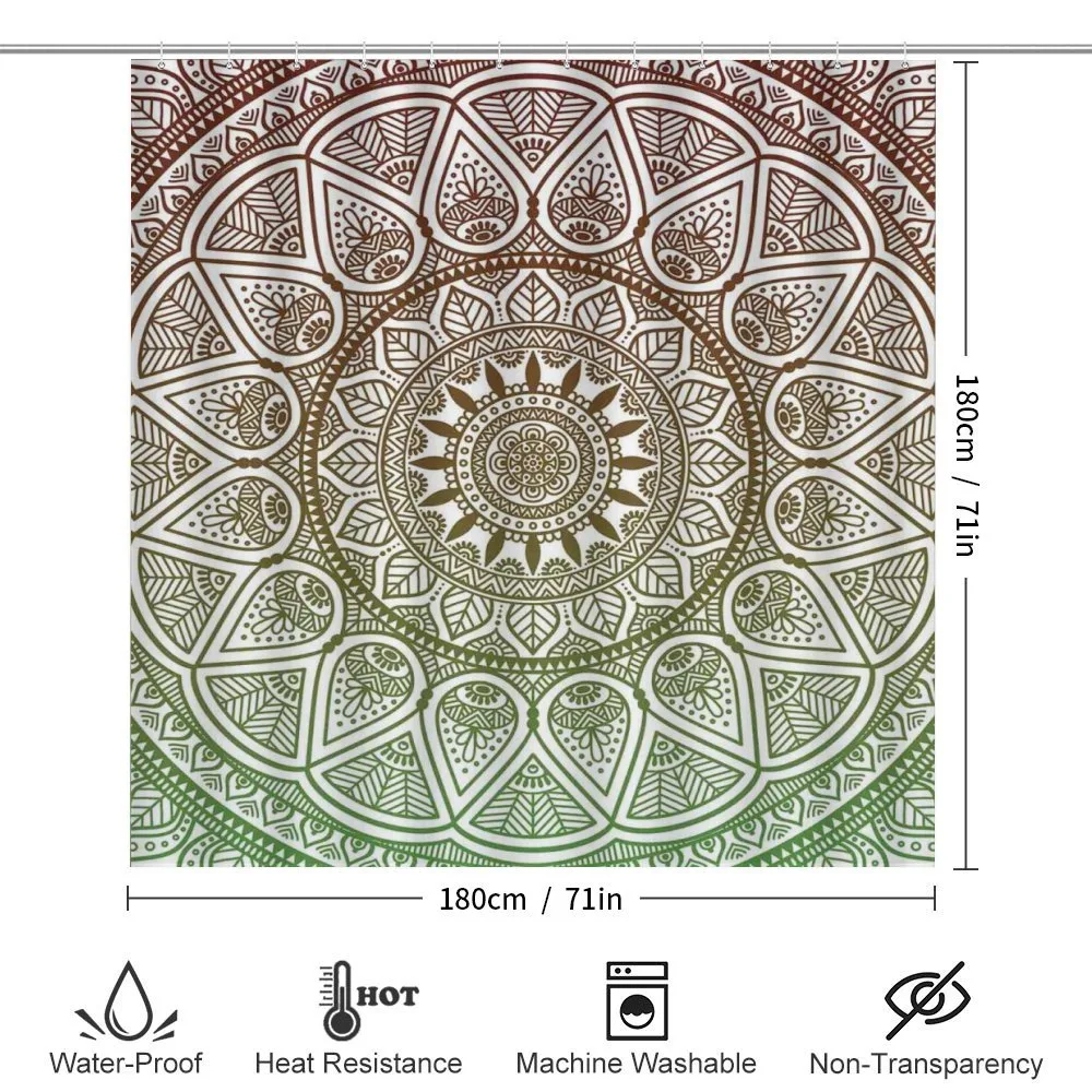 Ethnic Leafy Round Ornate — Detail 2