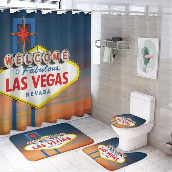 Fabulous Las Vegas Nevada on a shower curtain