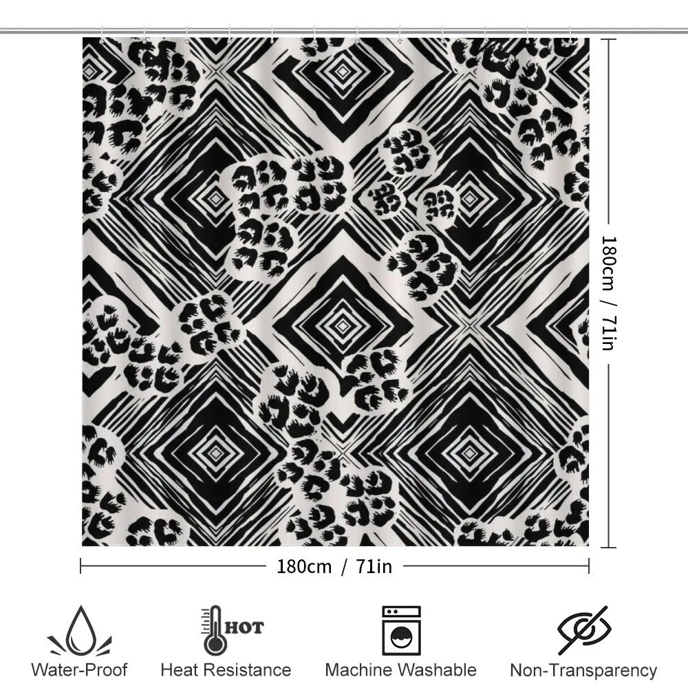 Ink Brush Style Argyle — Detail 2